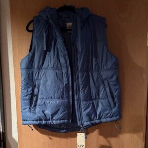 LIV Women's Blue Puffer Vest